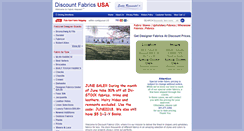 Desktop Screenshot of discountfabricsusacorp.com