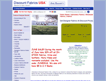 Tablet Screenshot of discountfabricsusacorp.com